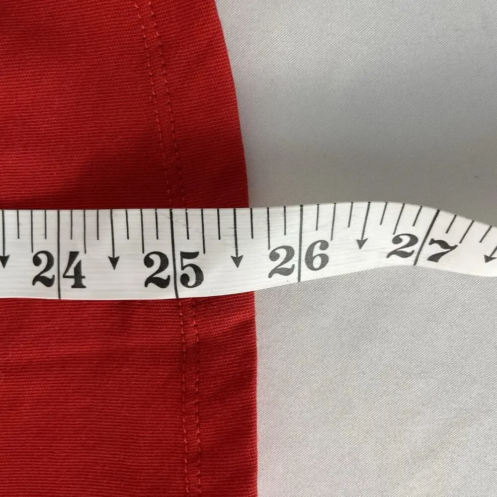 Women’s Red Nike Run Dri Fit Short Sleeve Shirt, Size Large